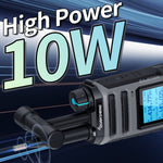 Quansheng TK118 Walkie Talkie 10W Dual Band Radio 999 Channels Long Range Rechargeable Two Way Communication Device Portable FM Receiver