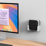 Vertical Monitor Stand Desktop Cooling Base Vesa Mount Stand for Mac mini M4/M4 Pro