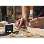 LinkMejor 4*90° Updated Precision Digital Protractor Inclinometer Level Box Digital Angle Finder Bevel Box With Magnet Base