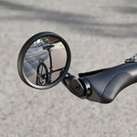 WEST BIKING Bicycle Bar End Mirror 62mm HD Convex Wide Angle Lens 360 Adjustable Lightweight Nylon Handlebar Side Mirror for Road Mountain Bike Cycling Safety