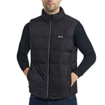 LinkMejor HP-15 Uniex Heated Vest- 15 Areas Heating Temperature, with Digital Display, USB & DC Electric Thermal Clothing Winter Warm Vest Outdoor Sports Coat