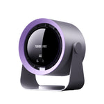 Digital Display High Speed Turbine Small Fan Desktop Small Electric Fan Type C Strong Wind Circulating Air 100 Steps Of Stepless Speed Adjustment