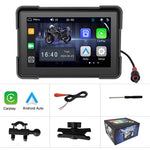 5 Inch Motorcycle Touchscreen Wireless Carplay Player DVR Android Front Rear Dual Camera bluetooth IP66 Waterproof with GPS Navigation