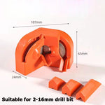 Multipurpose Drill Bit Grinding Sharpener 3 Holders 2 Wheels Steel Construction 11x6x7cm Compact Kitchen Slicers and Cutting Tools Sharpener