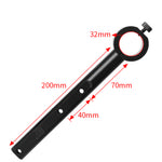 LinkMejor Microscope Accessories Set Microscope Stand Ring Adapter Monocular Lens Holder Compatible 25mm 32mm 50mm Metal Industrial Stereo Microscope Precision Focusing Adjustable Arm Display Mount