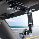 Universal Car Mobile Phone Holder Sun Visor Navigation 360° Rotation Car Support Direct View Car Multifunctional Mobile Phone Holder