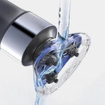 LinkMejor Mijia Electric Shaver S302 for Men With Dual-Ring Floating Blades Magnetic Head LED Digital Display Razor IPX7 Waterproof