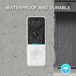 WF015 Tuya Smart WiFi Video Doorbell 720P HD Security Camera Support Two Way Audio PIR Motion Detect Night Vision Waterproof Design Wireless Visual Doorbell