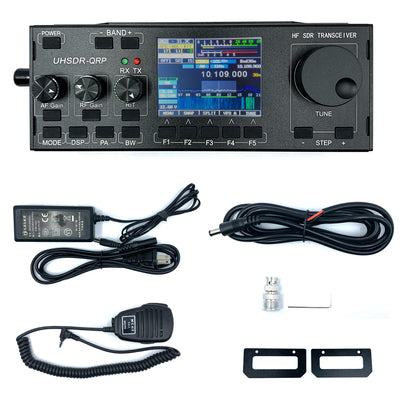 LinkMejor V0.6.3 HF SDR Transceiver QRP Transceiver Amateur Ham Radio With power supply + Microphone EU PLUG