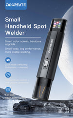 Docreate HU-10A Handheld Spot Welder 1.3-Inch LCD Screen Dual Mode 800A 3360W High Power Portable Battery Welding Tool