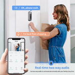M65 WiFi Smart Video Doorbell HD Two Way Audio Full Color Night Vision Wireless Outdoors Security Visual Doorbell