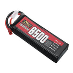 LinkMejor Power 11.1V 6500mAh 60C 3S LiPo Battery T Plug for RC Car