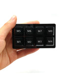 Mechanical Keyboard for ICOM IC 705 IC 7610 Shortwave Radio SSB CW RTTY Controller Replaceable Switches Keycaps Portable