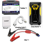 LinkMejor 26800mAh Jump Starter Power Bank 12V 800A Peak Current Car Emergency Startup Power Supply With LED Light