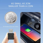 Mini Ultra Wireless USB Adapter for Car CarPlay Android Auto Stability and Convenience Plug and Play