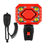 LinkMejor 2-in-1 Wired Control Bicycle Horn Headlight 140dB Electric Bell 350LM Rechargeable Bike Front Light for MTB Cycling Safety