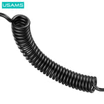 LinkMejor C33 60W 12-24V Car Charger USB Type C PD Fast Charge Hardware Plastic Belt with Aperture Spring Cable
