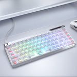LinkMejor FS68 Hall Effect Keyboard 68 Keys Magnetic Switch 8K Polling Rate 0.01mm Precision ARGB Backlit Aluminum Alloy Low Latency Wired Gaming Keyboards