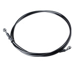 30cm-220cm Motorcycle Bike Braided Brake Clutch Oil Hoses Line Pipe Cable Black