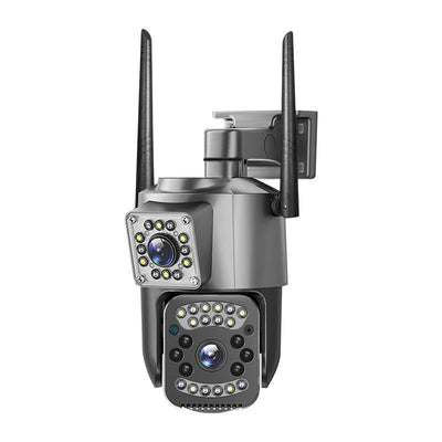V380 8MP 4K Dual Lens WIFI IP Camera 10X Zoom Night Vision Human Detections AI Auto Tracking IP66 Waterproof Two-Way Audio PTZ 4G Surveillance Camera for Indoor Outdoor Security Monitoring