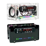 FM Radio DIY Electronics Kit Bluetooth 5.0 Speaker with Voice-activated Level Indicator DIY Electronic Kit DC5V Bluetooth Speak
