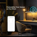 LinkMejor SNZB-06P Smart Home Zigbee3.0 Human Presence Sensor Microwave Radar Detection Smart Body PIR Detector Work with IFTTT Alexa Google Home