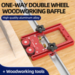 LinkMejor 160mm Extended Stock Guide with One-Way Wheel and Safety Auxiliary Tool Versatile for Table Saw Band Saw Circular Saw Woodworking Equipment Tool