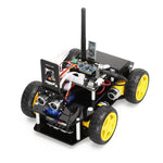 LinkMejor ESP32 CAM Automation Smart Robot Car Kit Ultrasonic Obstacle Avoidance Face Recognition for Arduino IDE Keil5 Programming