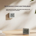 2Pcs XIAOMI 3 Mijia Smart Temperature Humidity Sensor Mini 0°C-60°C Range Bluetooth 5.0 High Precision Compact Hygrometer with LCD Display and Wall Sticker