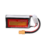 LinkMejor 7.4V 1500mAh 40C 2S Lipo Battery XT60 Plug