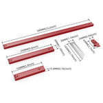 LinkMejor LTG-002 Stair Tread Template Tool Solid Stair Tread Gauge Shelf Layout Tool Stair Tread Measuring Tool Compatible with Many Types of Layout Projects