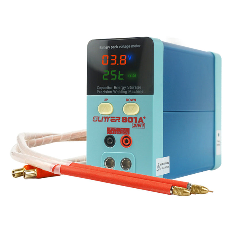 LinkMejor 801A+ Portable Spot Welder 2000A 99 Gears Pulse Welding Machine For 18650 Lithium Battery Pack DIY