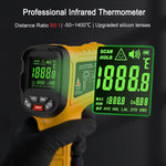 LinkMejor Infrared Thermometer -50~1400C Professional 50:1 Digital IR-LCD Temperature Meter Non-contact Laser Thermometers Pyrometer
