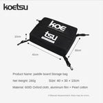 LinkMejor Paddle Board Storage Bag Refrigerated Surfboard Kayak Insulated Freezer Bag Outdoor Car Bag Stand Up Paddle Board Accessories