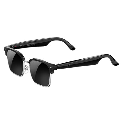 W100D AI Smart Glasses Real Time Translation 164 Languages bluetooth 6.0 Calling ENC Noise Cancellation Built-in BOX Speaker IP67 Waterproof Lightweight 25g Smart Glasses