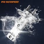 LinkMejor X5-H7 Pair 2600LM LED Car LED Headlight Bulbs Hi/Low Beam 6000K-6500K Unviersal Car LED Headlights