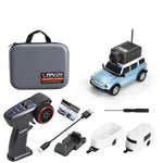 LinkMejor 6405 6405-C 1/64 2.4G FPV RC Car Wifi Camera Photos Videos VR App Control Built In Gyro Drift Desktop Micro 3 Speed On-Road Mini Full Proportional Vehicles Models Toys