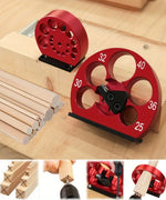 Adjustable Drill Milling Dowel Round Rod Tool with Carbide Blade 25-40mm Holes Electric Drill Milling Dowel Maker Jig