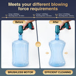 33000RPM Cordless Brushed Motor Vacuum Cleaner 250W High Suction Power Lightweight Design 21V Rechargeable Dry Cleaning Compact Dust Remover Portable Handheld Vacuum