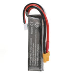 LinkMejor 7.6V 550mAh 100C 2S LiPo Battery XT30 Plug for RATE W20 Happymodel Mobula 8 GEPRC TinyGo Crux3 Cinewhoop FPV Drone RC Helicopter