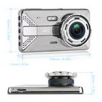 X20 4K Dual Dash Cam 4inch Touchscreen Car Camera with WiFi App 170° Wide Angle ADAS BSD Night Vision 24H Parking Monitor G-Sensor