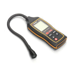 LinkMejor SW-743A Halogen Leak Detector for Car Refrigerants AC Freon CFC HCFC HFC LCD Display 1PPM Sensitivity 0-1000PPM Quick Response Adjustable Alarm