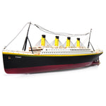 LinkMejor 757 1/325 2.4G 80cm Simulation Titanic RC Boat Electric Ship Model with Light RTR Toys