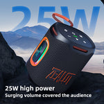 LinkMejor S122 25W Portable Speaker Wireless bluetooth Speaker 76mm Large Driver HiFi Sound 6000mAh Battery Support TWS Outdoors Portable Speaker
