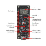 Espressif ESP32-C3 DevKit-RUST-2 Development Board WiFi bluetooth LE IMU SHTC3 Temperature Humidity Sensor Module Type-C