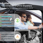 Accurate Portable Professional Breathalyzer Alcohol Tester with Digital Display 8 Reusable Mouthpieces for Home Car Use