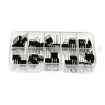 50PCS TO-220 Series Transistor Assortment Kit 10 Values High Power Three-terminal Regulated Triode LM317T L7805 L7806 L7808 L7809 L7810 L7812 L7815 L7818 L7824