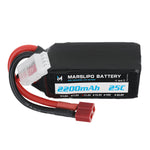 LinkMejor 11.4V 2200mAh 25C 3S Lipo Battery T Plug with XT60 Adapter for RC Model Toys
