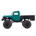 LinkMejor FCX24 Power Wagon 12401 RTR 1/24 2.4G 4WD Brushless RC Car Rock Crawler Off-Road Truck Two Speed Upgraded Chassis Metal Gears Portal Axles LED Light Oil Filled Shocks Vehicles Models Toys