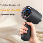 Tevorex Household Intelligent Electric Lint Remover LCD Digital Display USB Charging Portable Fabric Shaver with 6 Blade Cutter Head for Home Use